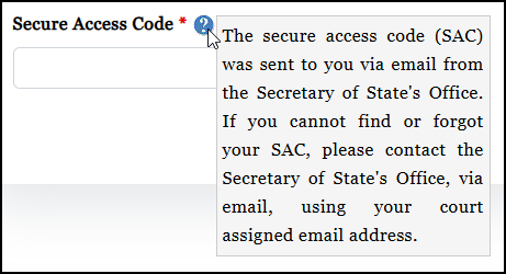 Secure Access Code - More Information Secure Access Code - More Information